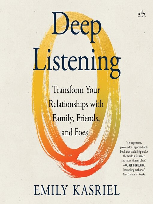 Title details for Deep Listening by Emily Kasriel - Wait list
